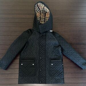 Burberry Black Quilted Kids Puffer Jacket